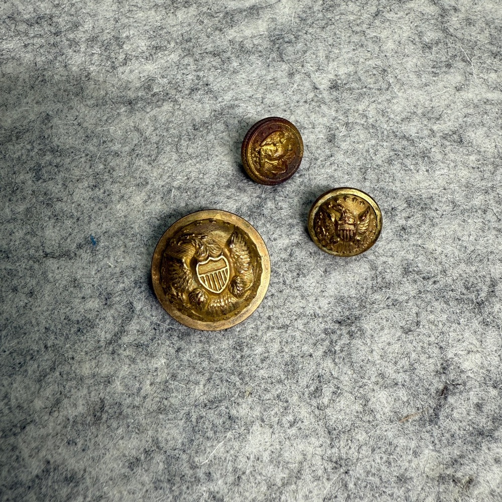 Vintage Brass Buttons